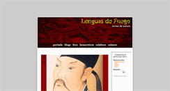 Desktop Screenshot of lenguasdefuego.net